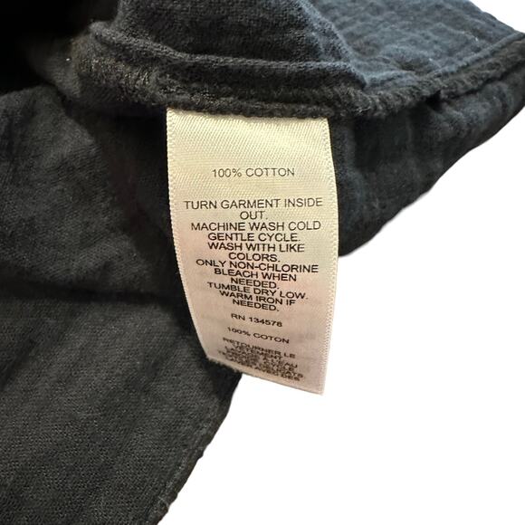 Vineyard Vines Womens navy blue crinkle cotton tank Size XS - Picture 4 of 5